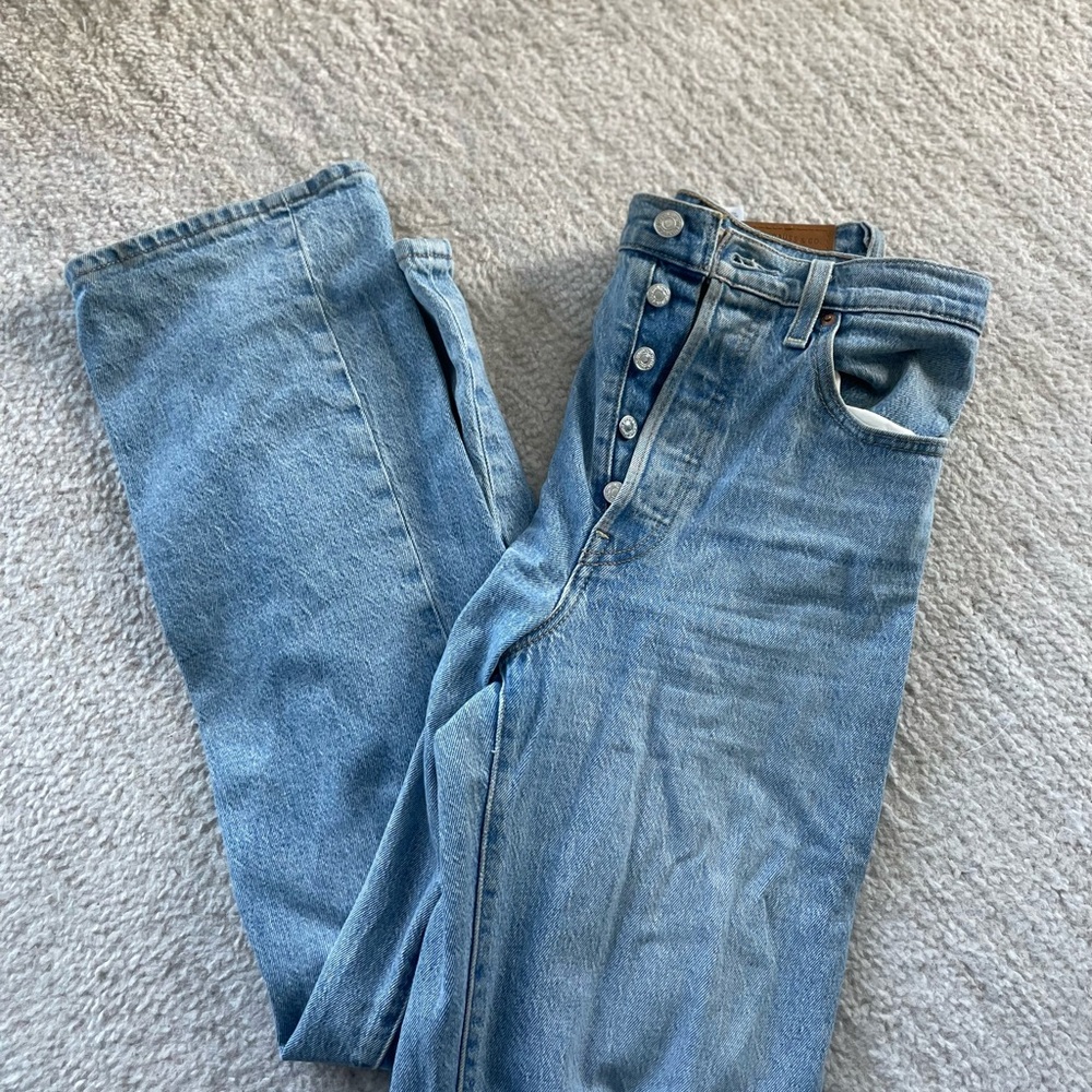 Levi's Light Blue Straight Jeans